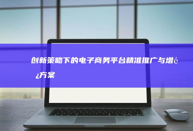 创新策略下的电子商务平台精准推广与增长方案